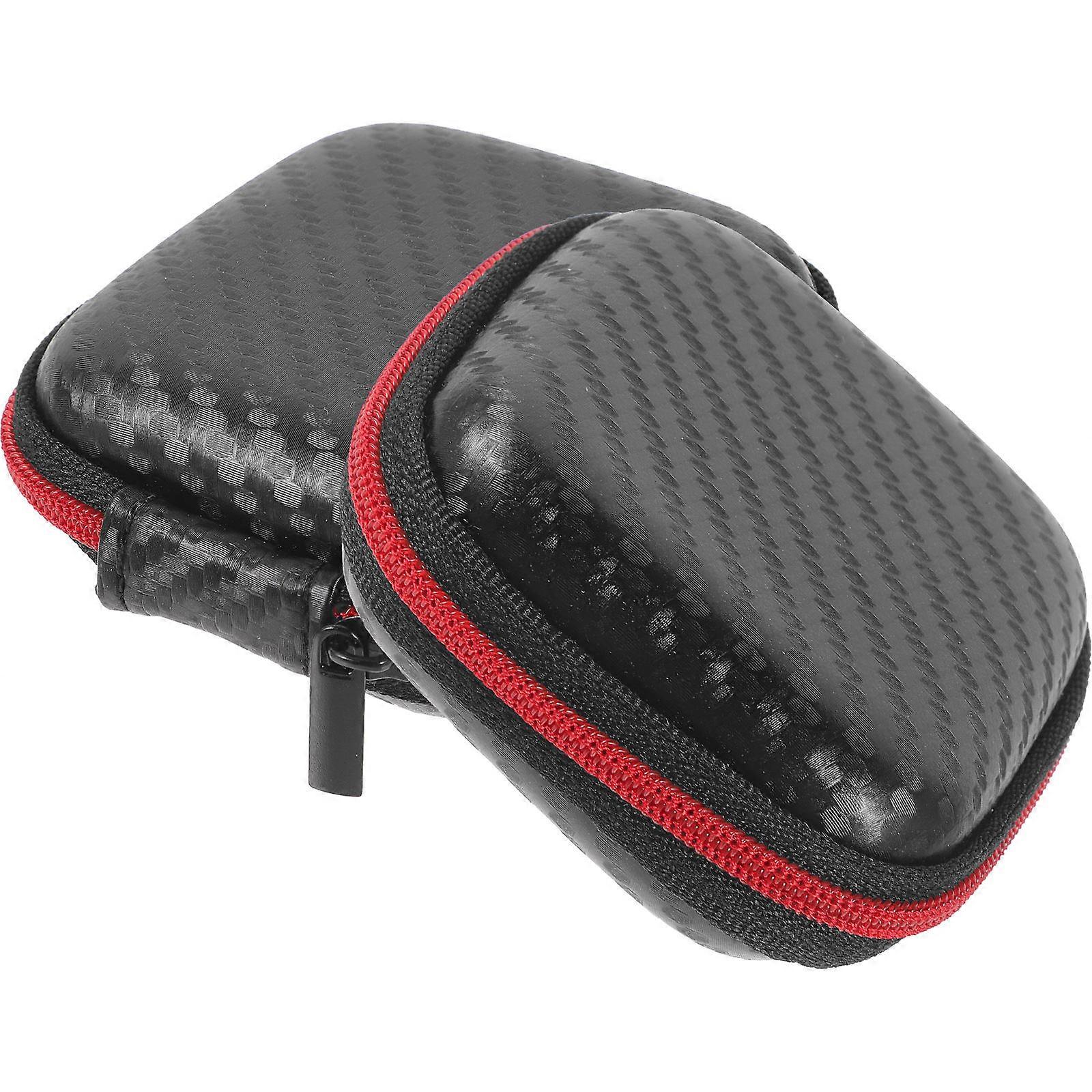 Electronic Organizer Small Earphone Organizer Case for Storage 4Pcs Black Eva