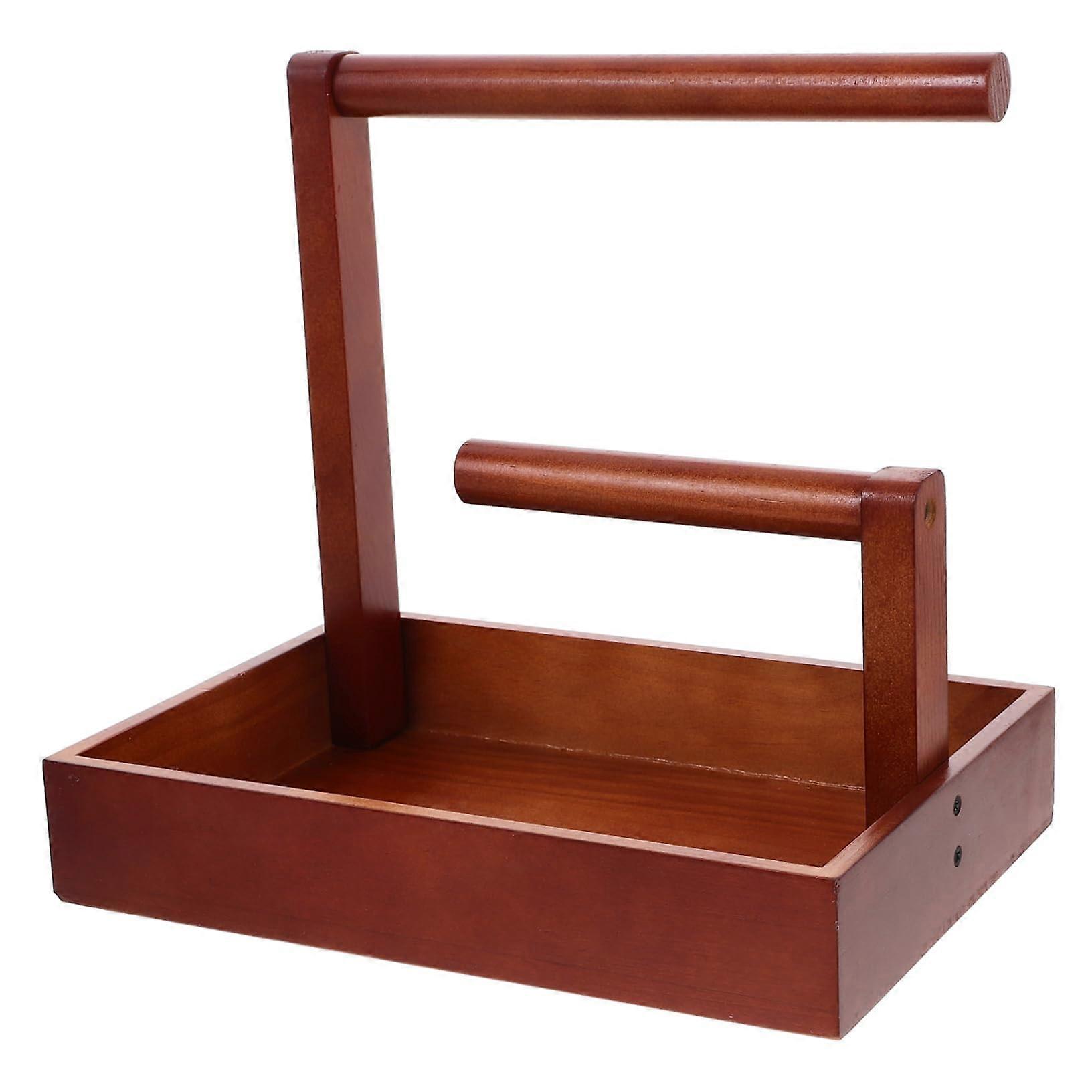 Retro Wooden Jewelry Stand Bangle Bracelet Holder, Watch Display Rack, MultiFunction Organizer