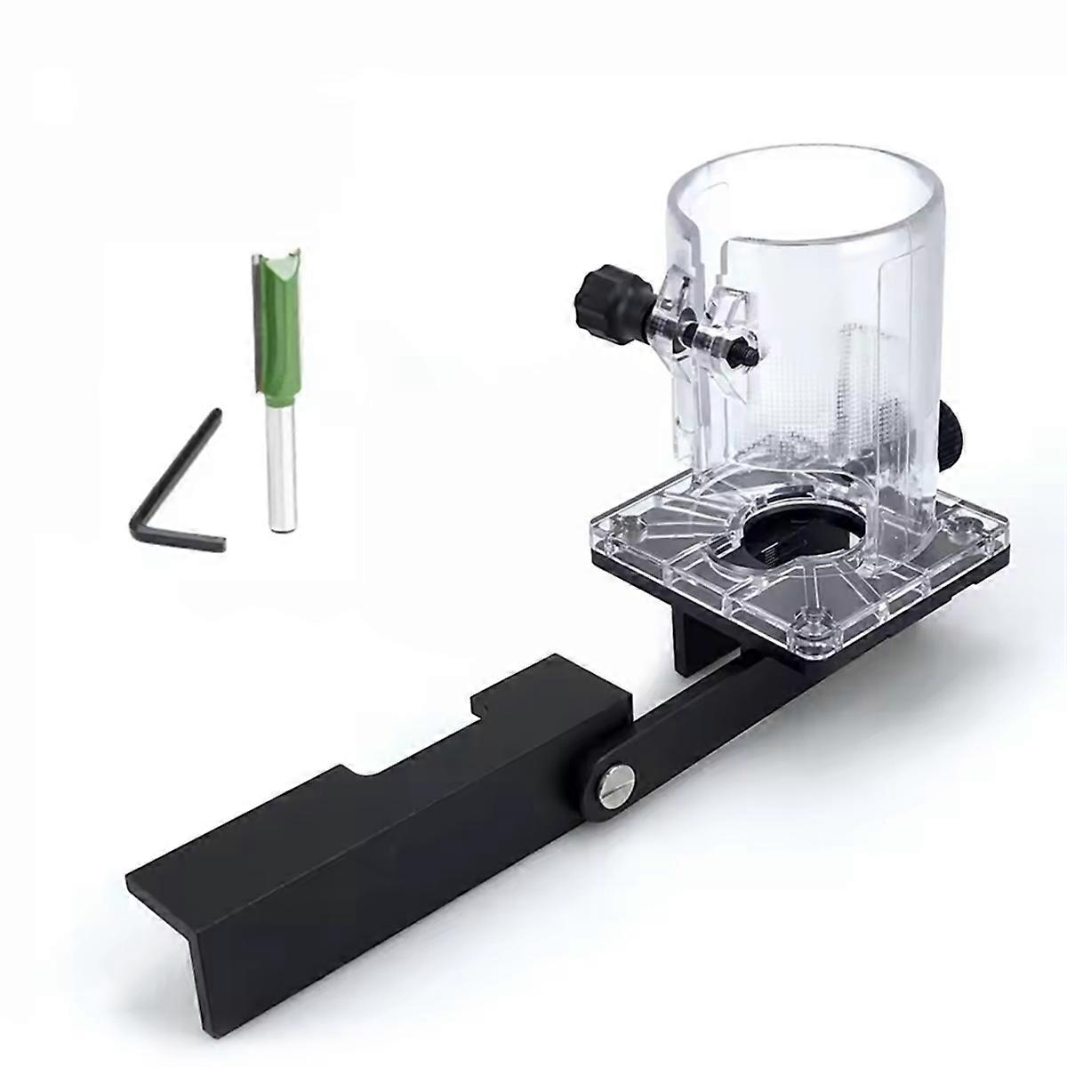 For 65mm Trimming Machine 2 in 1 Slotted Bracket Invisibility Fasteners Wardrobe Cupboard Panel Punc