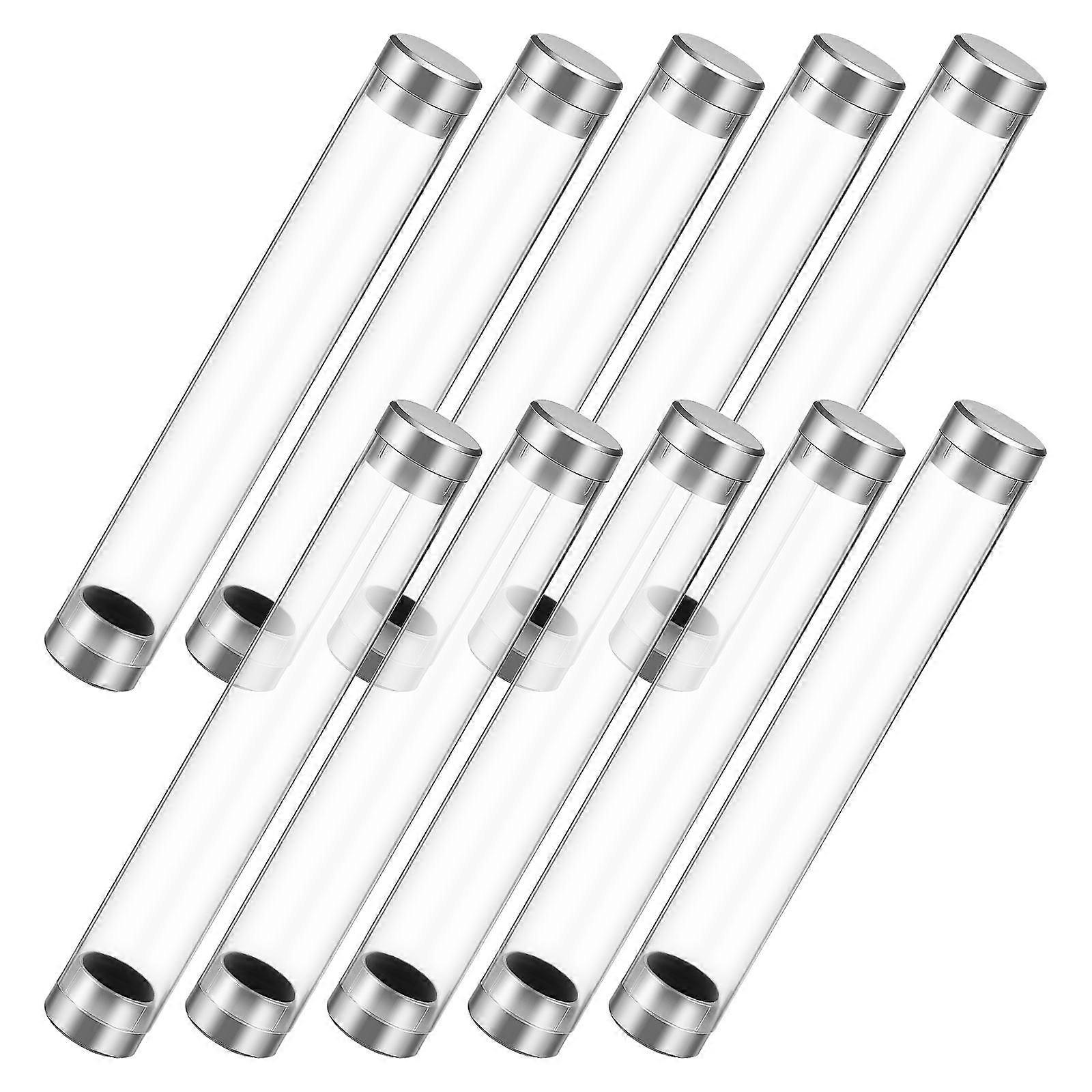 Clear Acrylic Pen Cases Single Pen Storage for Storage 20Pcs Set