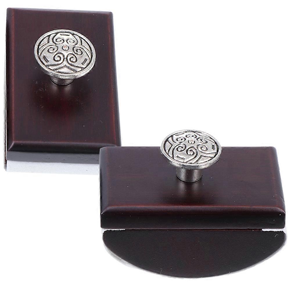 8 Pcs Ink Blotting Wood Rocker Blotter Ideal For Students Office Workers Calligraphy Retro Style 2.6X3.3X5CM