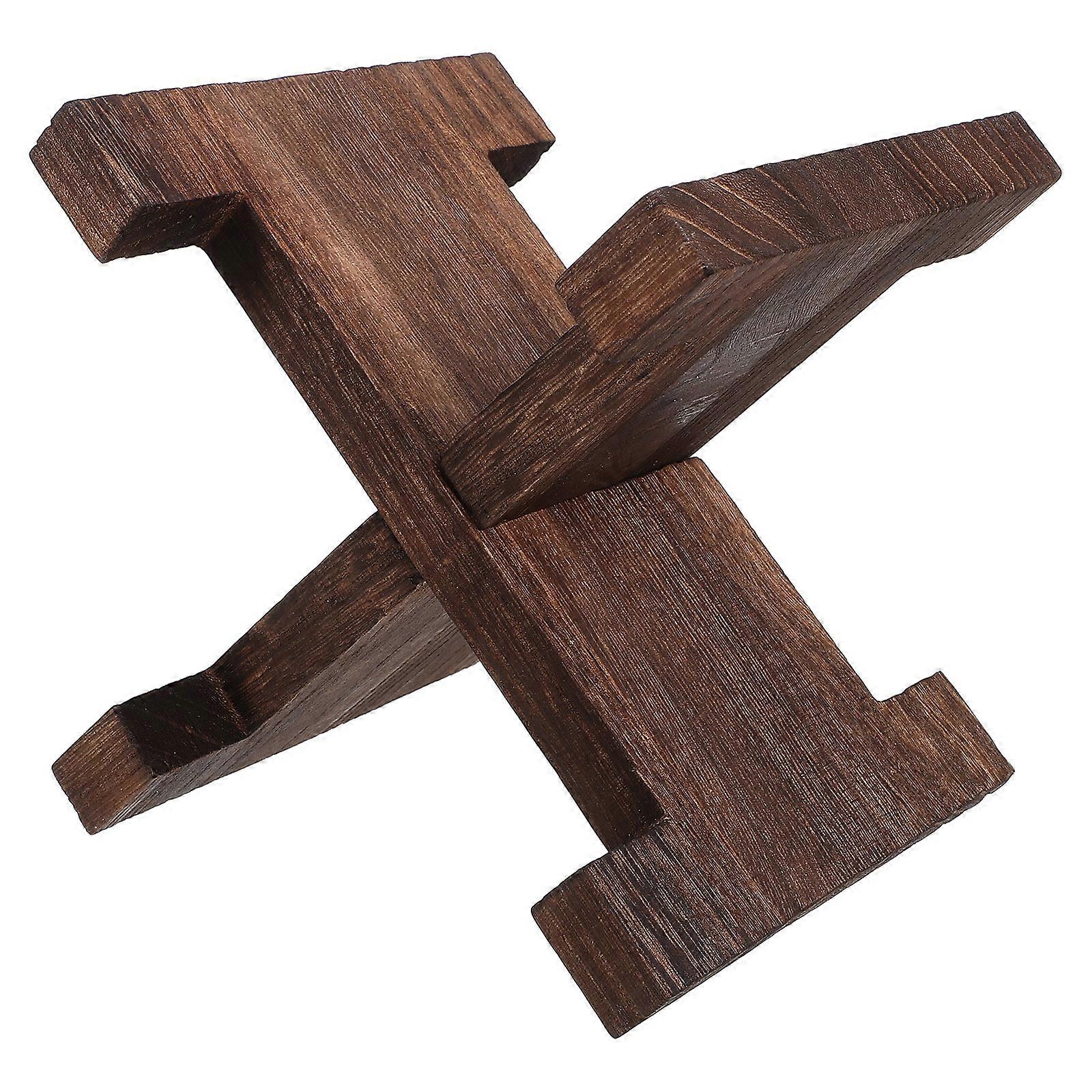 Beverage Dispenser Holder Stand Wood Prevent Tipping Vases Support 1Pack