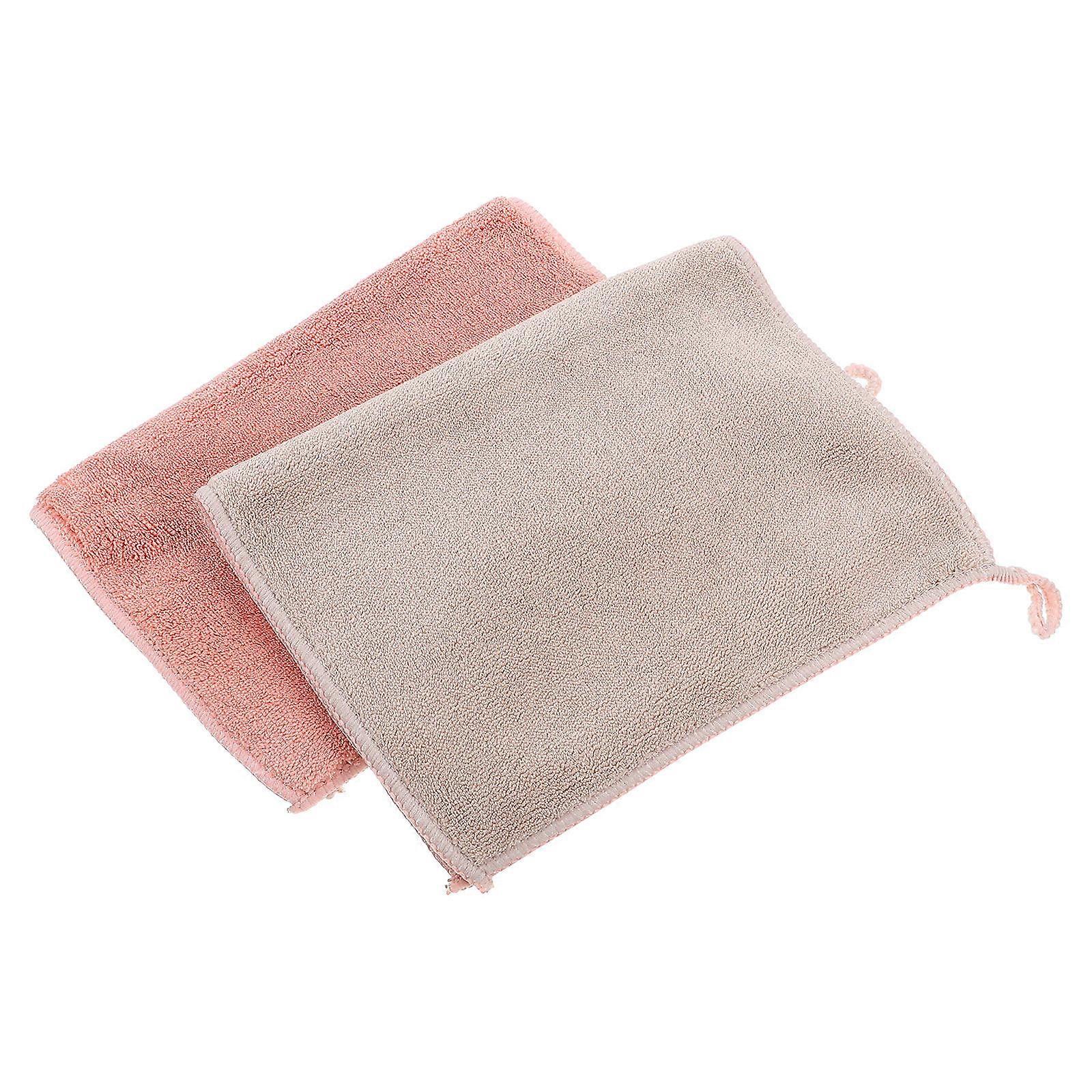 Soft Washcloth Cleaning Cloth For Kitchen 11.8X7.9 Inches Rectangular Absorbent Material 10Pcs