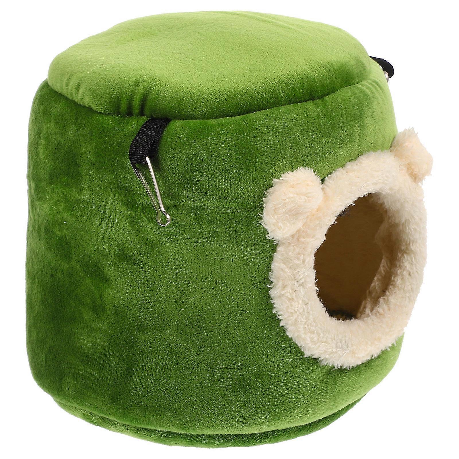 Comfortable Hamster Hut 3Pcs Perfect For Stress Relief And Security In A Round Nest Design