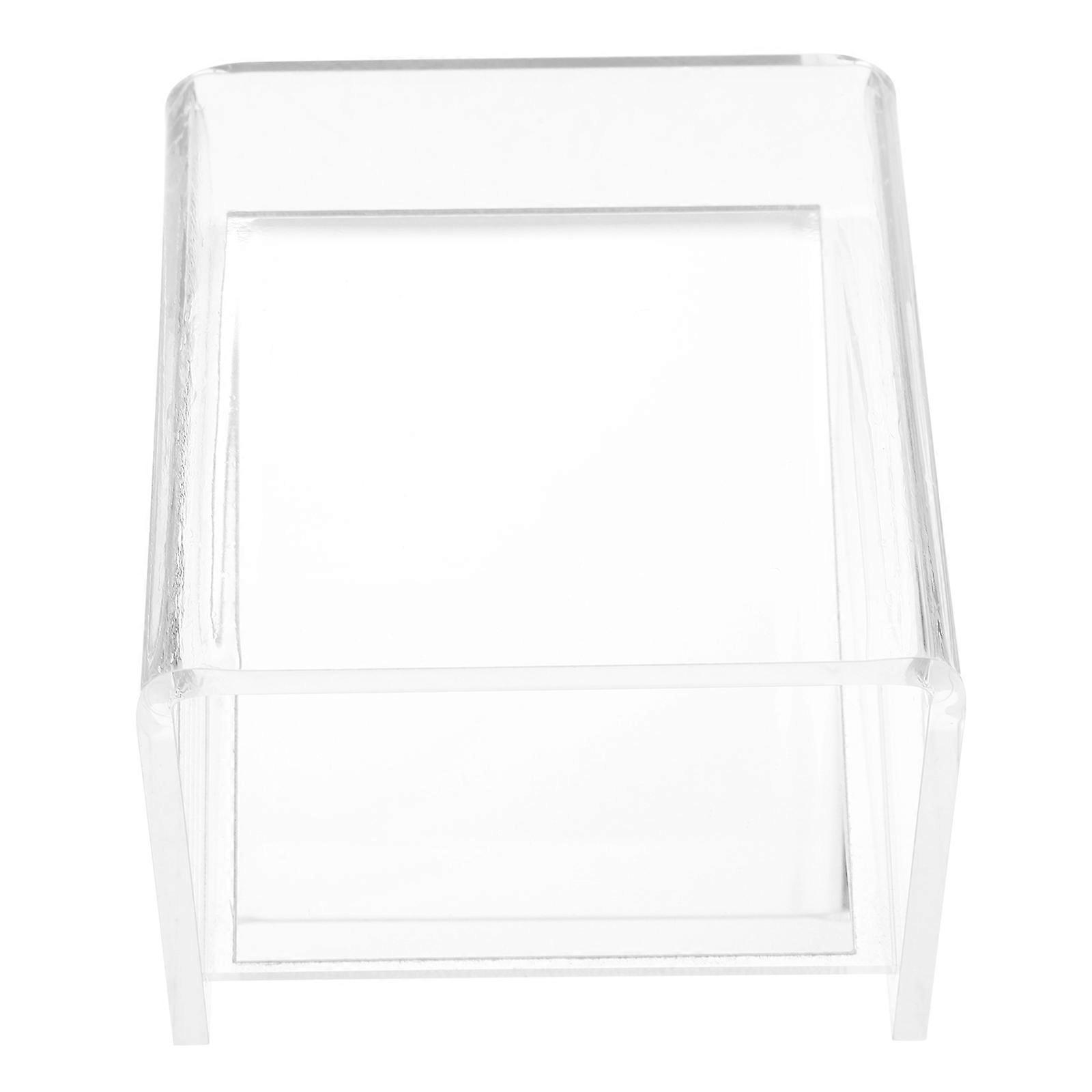 Acrylic Display Riser Stand for Display 5Pcs Clear Square Buffet Pedestal Shelf