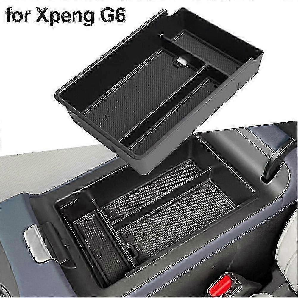 ABS+PVC central console armrest storage box suitable Compatible with Xiaopeng G6 central container YVL