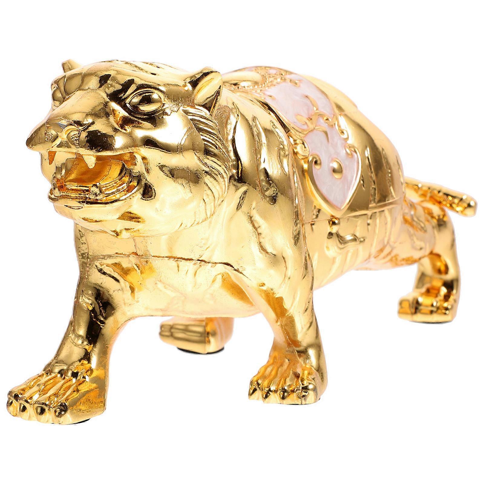 Tiger Shaped Ashtray Lidded Ashtray Container for Indoor Use 2Pcs