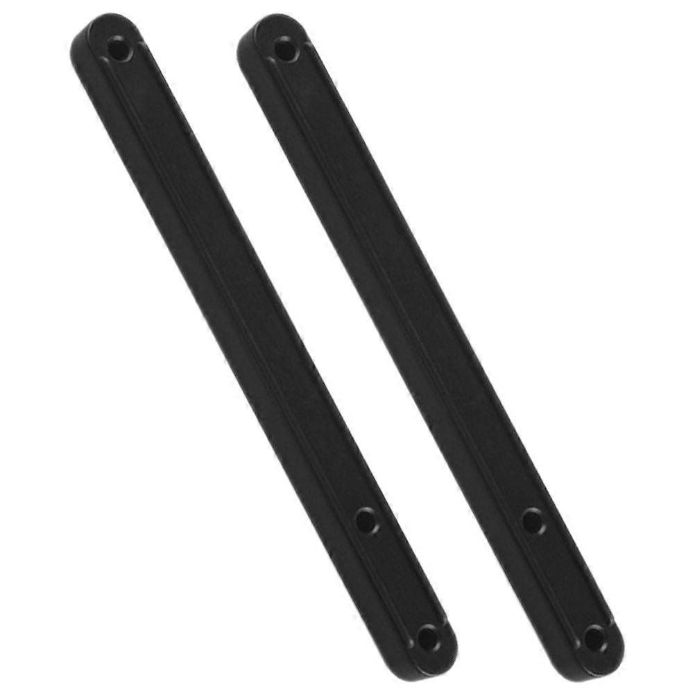 Side Mount Drawer Slides Plastic Smooth Operation 6Pcs for Cabinet Use