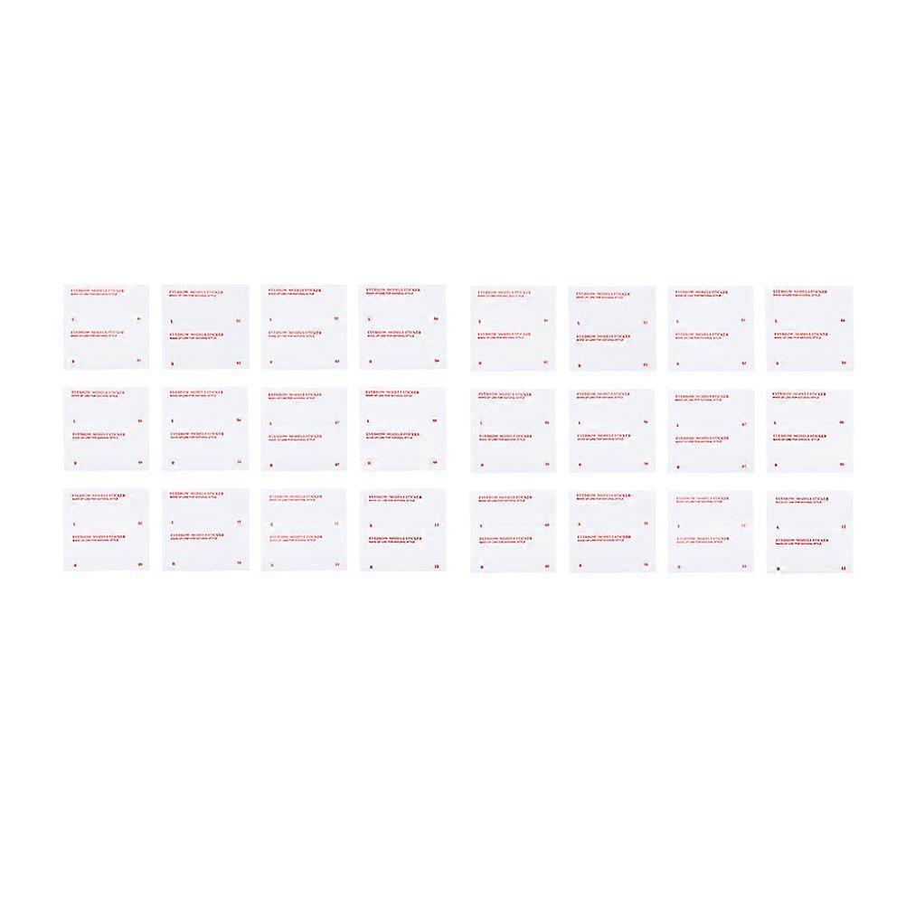 Makeup Tool Eyebrow Template Stencils for Eyebrow Shaping 96Pcs
