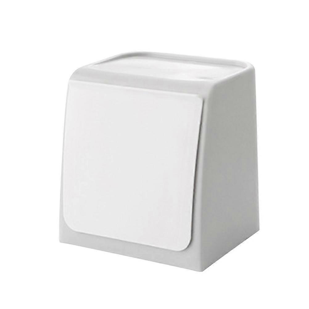 Plastic Wastebaskets Wall-Mounted Trash Can 2Pcs for Home Use