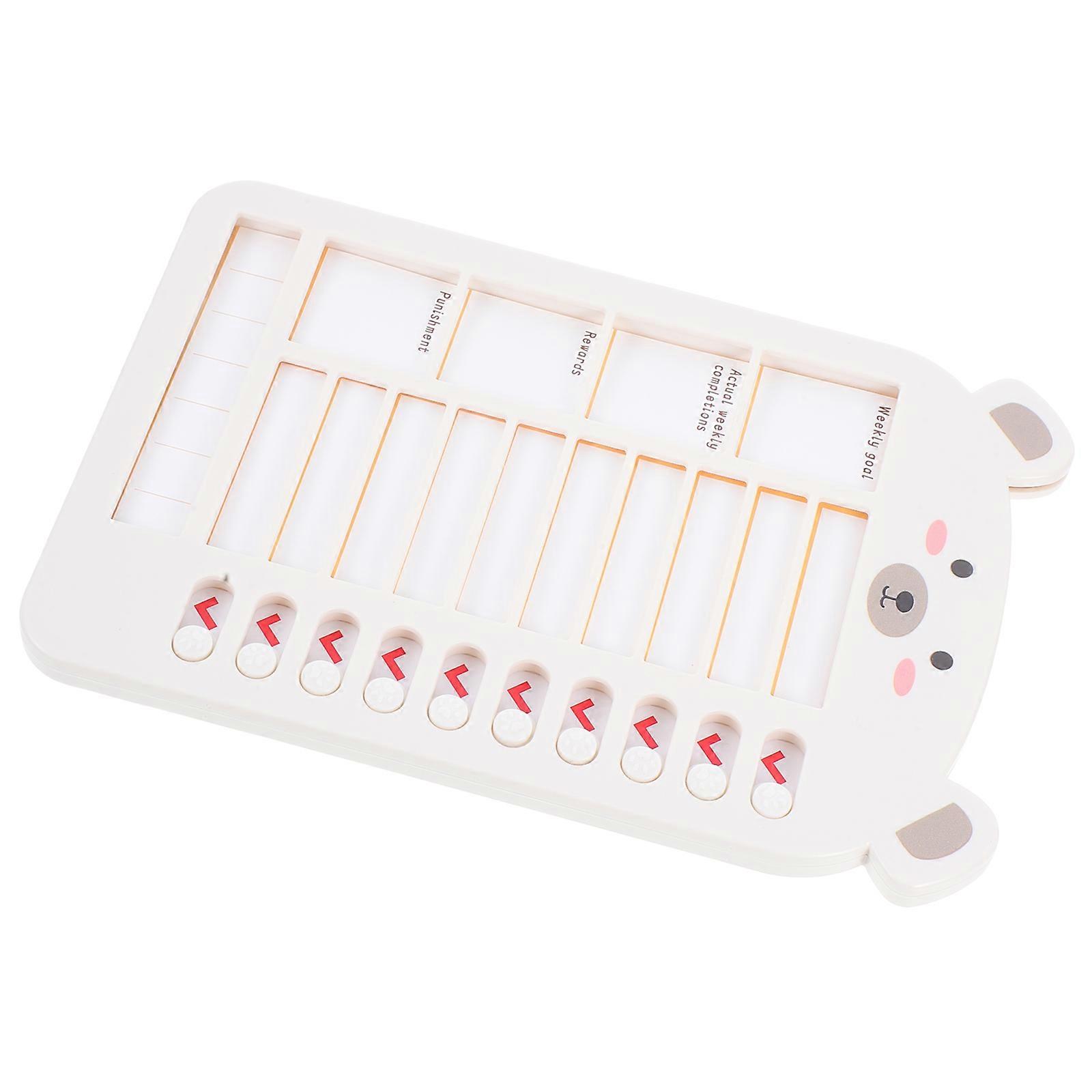 3Pcs Kids Chores Checklists Board with Reminder Chart Beige