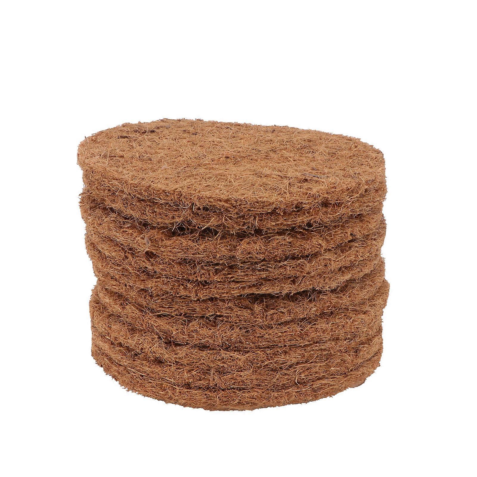 Pigeon Nest Mat Coconut Coir Pad for Breeding Eggs 80Pcs Brown Set
