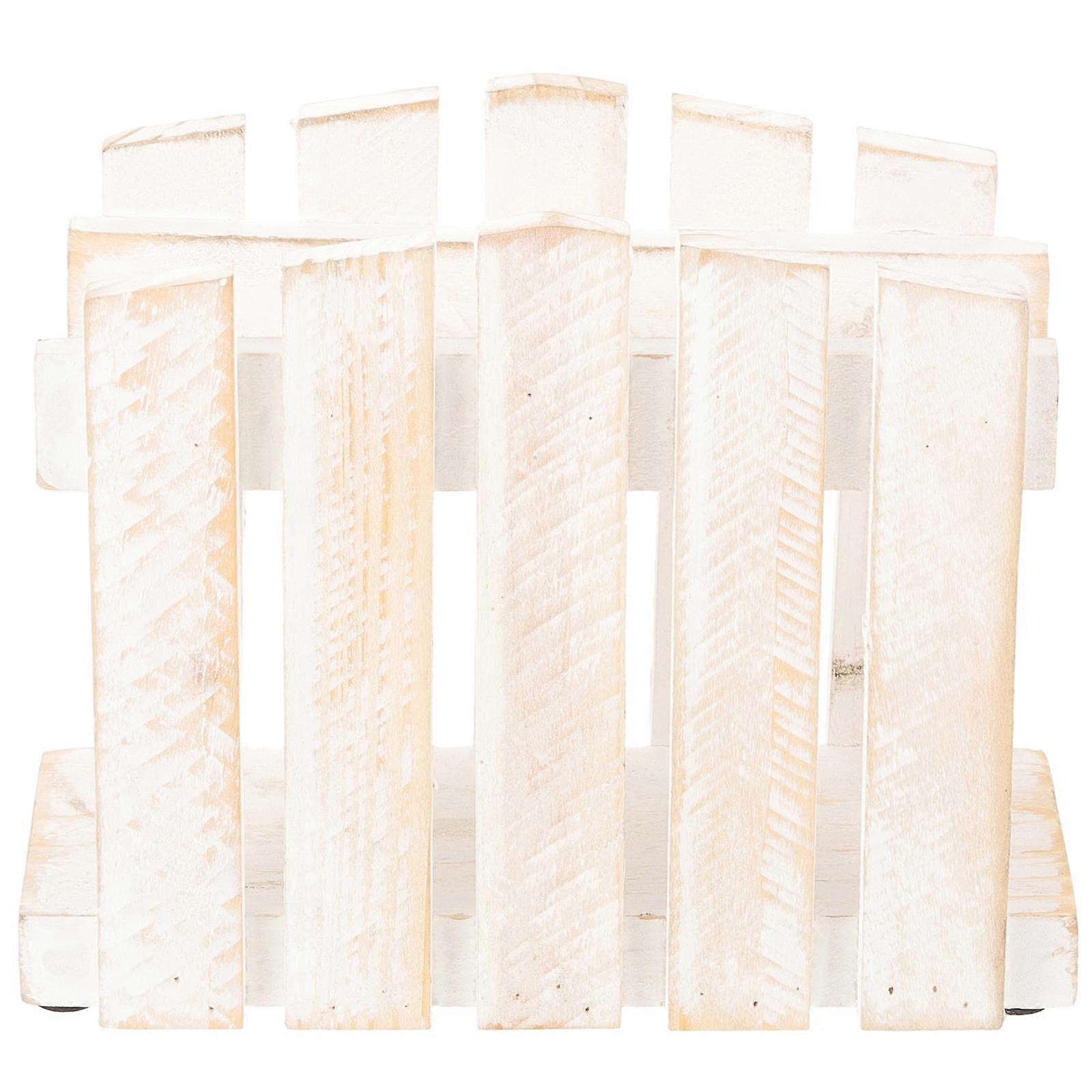 Vintage Wooden Napkin Holder For Restaurant Cafe Vertical Design 2Pcs Space-saving Functionality