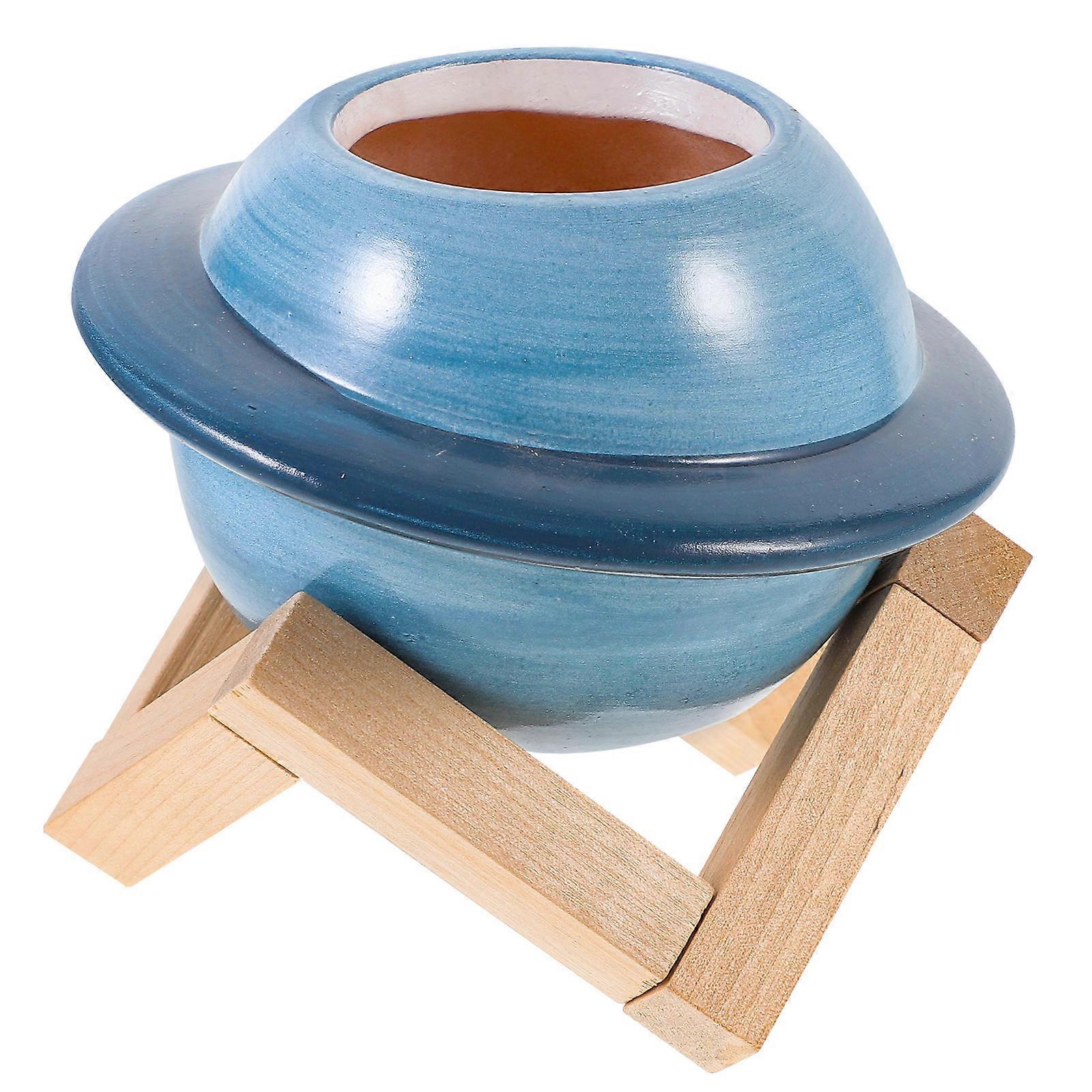 Creative Ceramic Flowerpot for Planting Flowers Planet Shaped Pot