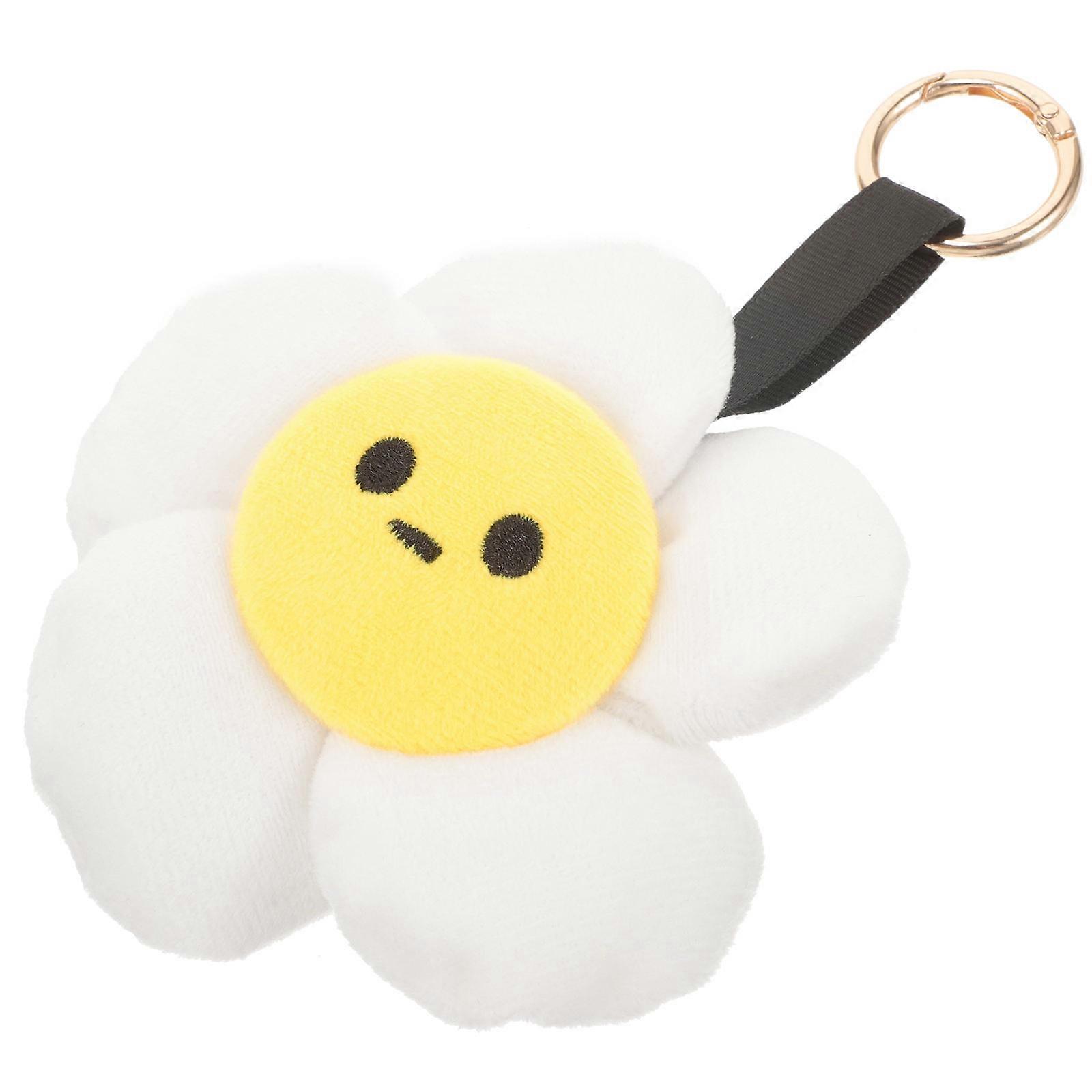 Flower Keychain Fluffy Keychain for Key Holding 4Pcs Bag Charm Set