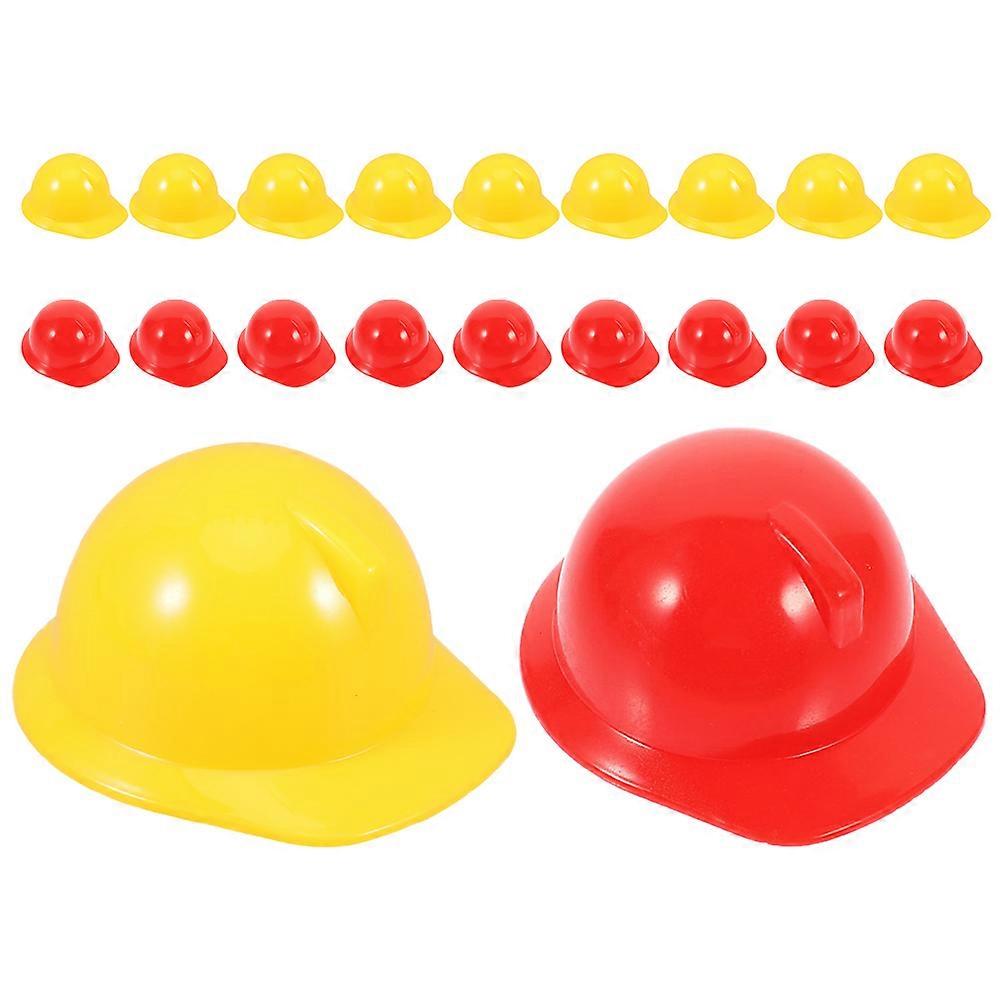 Miniature Construction for Decor 20 Pieces Plastic for Crafts