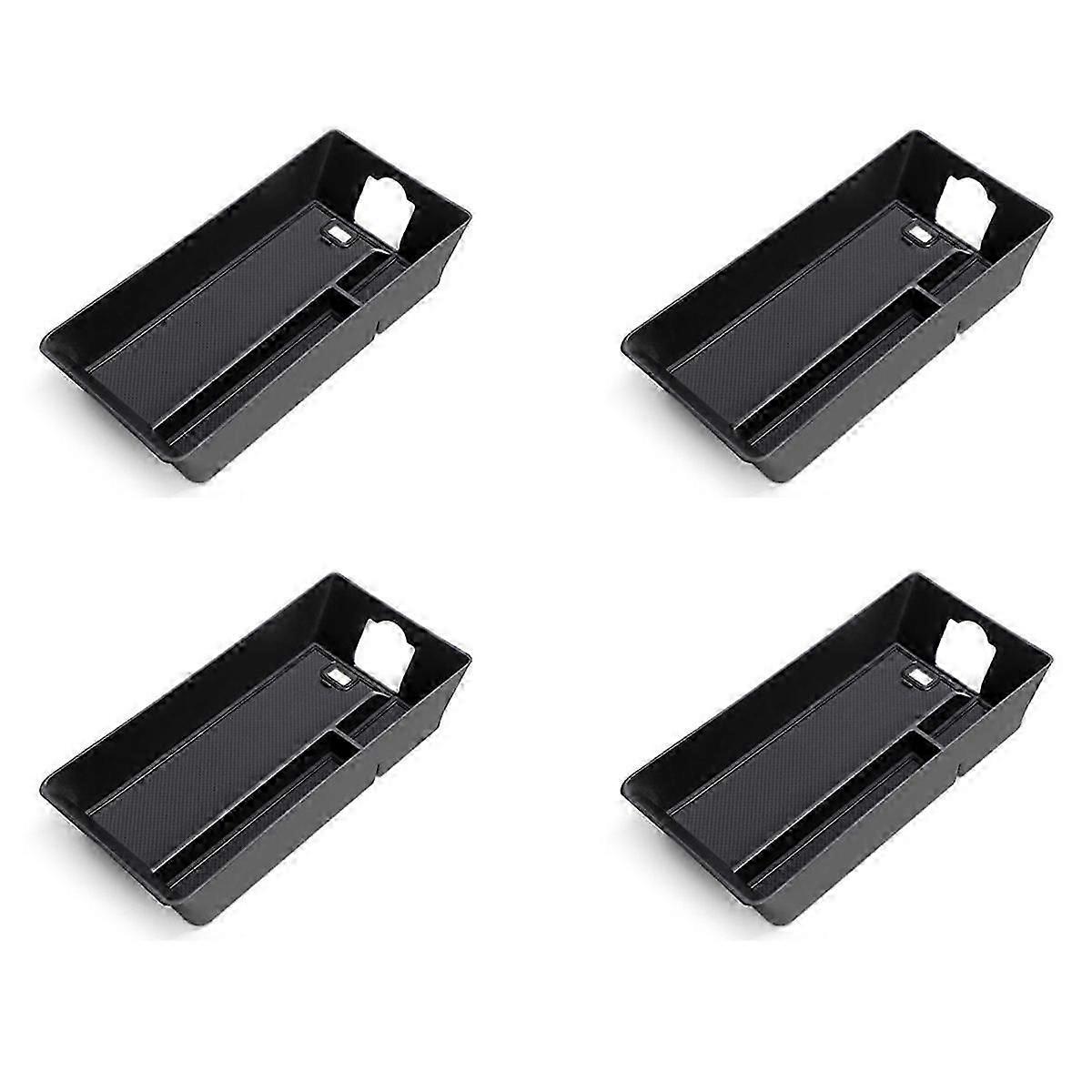 4X Center Console Organizer Armrest Storage Box Tray for LE/SE/XLE/XSE 2024 2025 Accessories