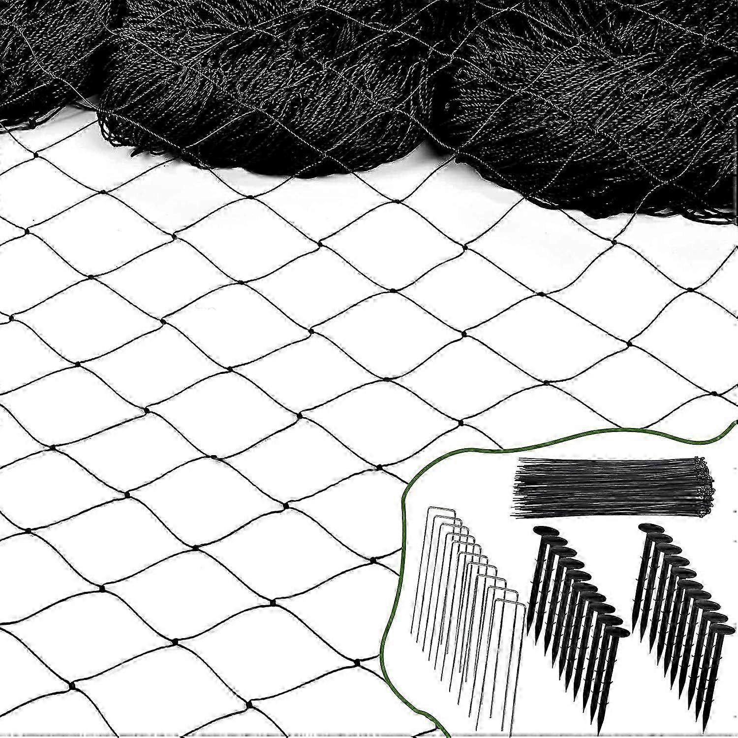 Bird Netting for Chicken Coop - 50x50ft Chicken Netting for Chicken Coop Roof,