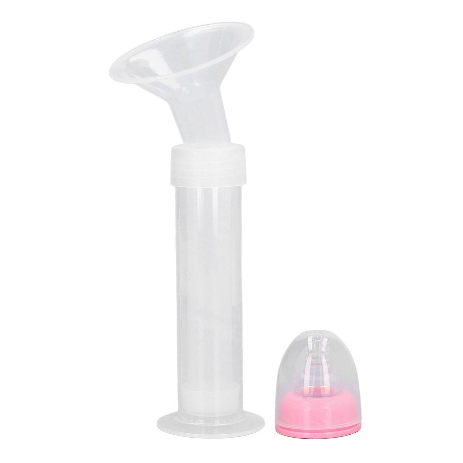 Manual Breast Pump Safe PP Material Lightweight Portable Clear Scale Syringe Type Hand Breastfeeding Tool for Women