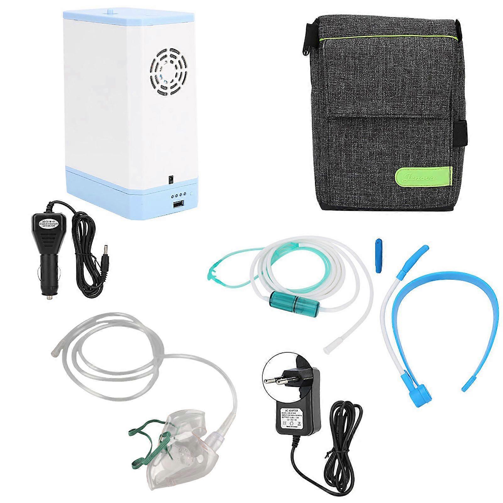 3L Household Portable Oxygen Generator Machine Oxygen Concentrator with Nasal Cannula 110240V