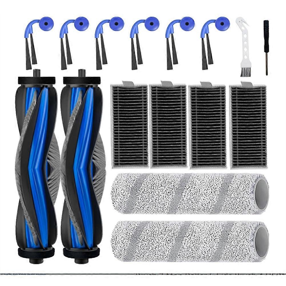 Tilbehørssæt til Ecovacs Deebot X11 OmniCyclone/X11 Pro Omni/X11 Pro/X11 støvsugerdele Hovedbørste Moppevalse