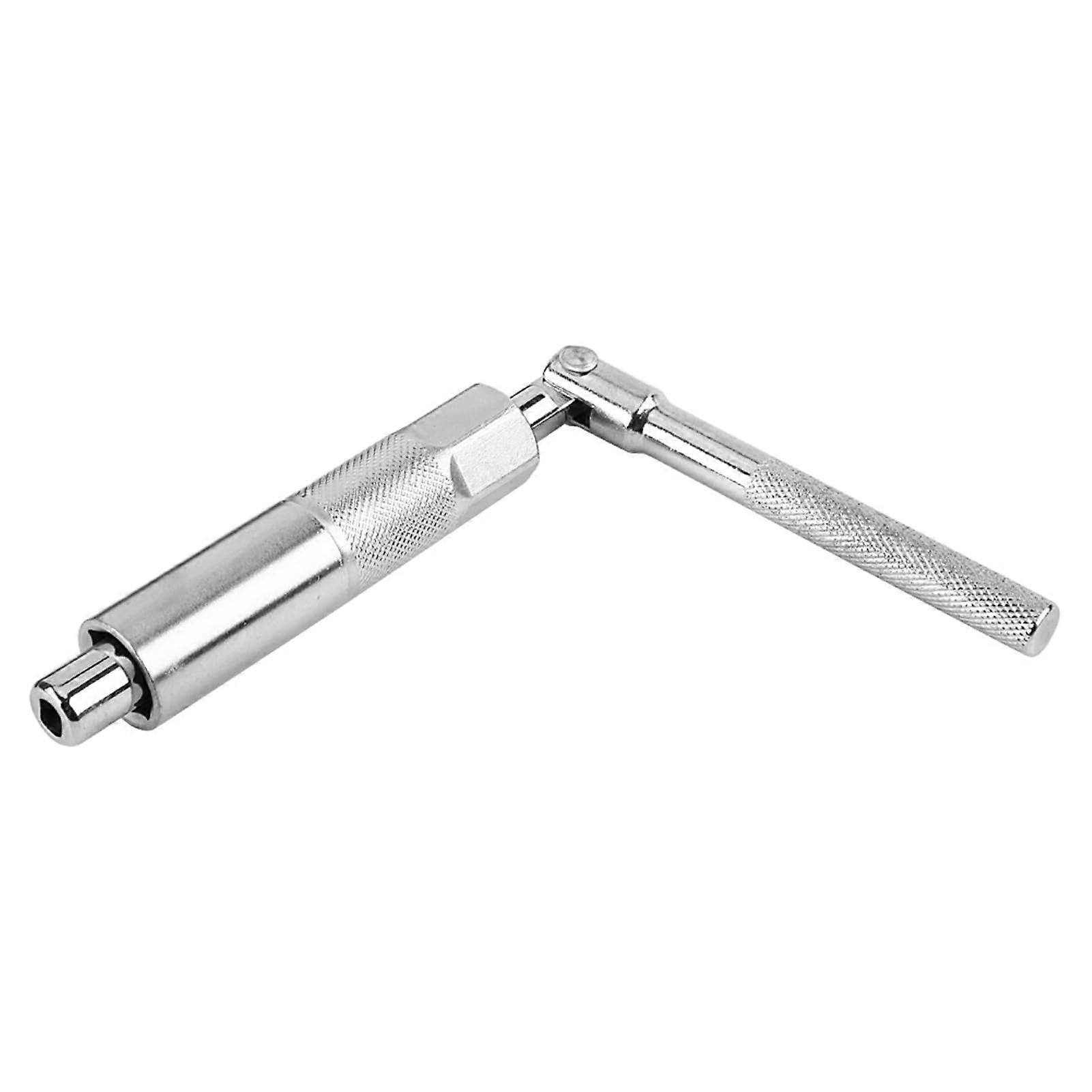 Rear Shock Absorber Wrench 270mm, Chrome Vanadium Steel, 6x8mm Internal Slot, Compatible with Most Cars