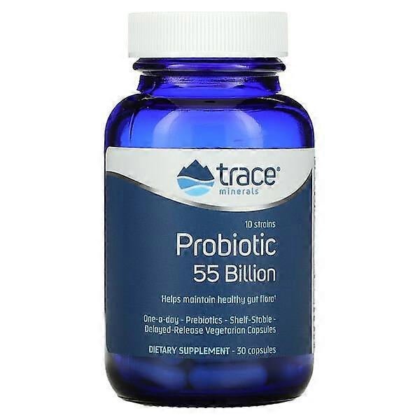 Trace Minerals ®, Probiotic, 55 Billion, 30 Capsules