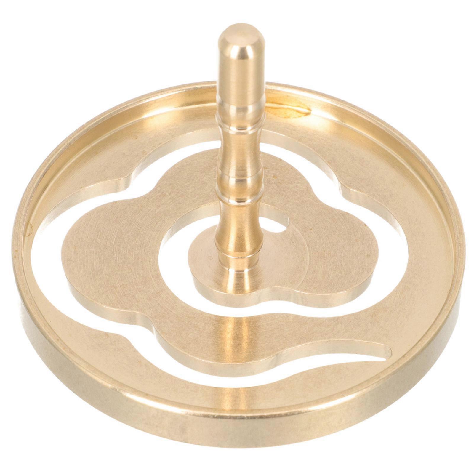 Golden Brass Incense Press Mold for Incense with Cloud Pattern