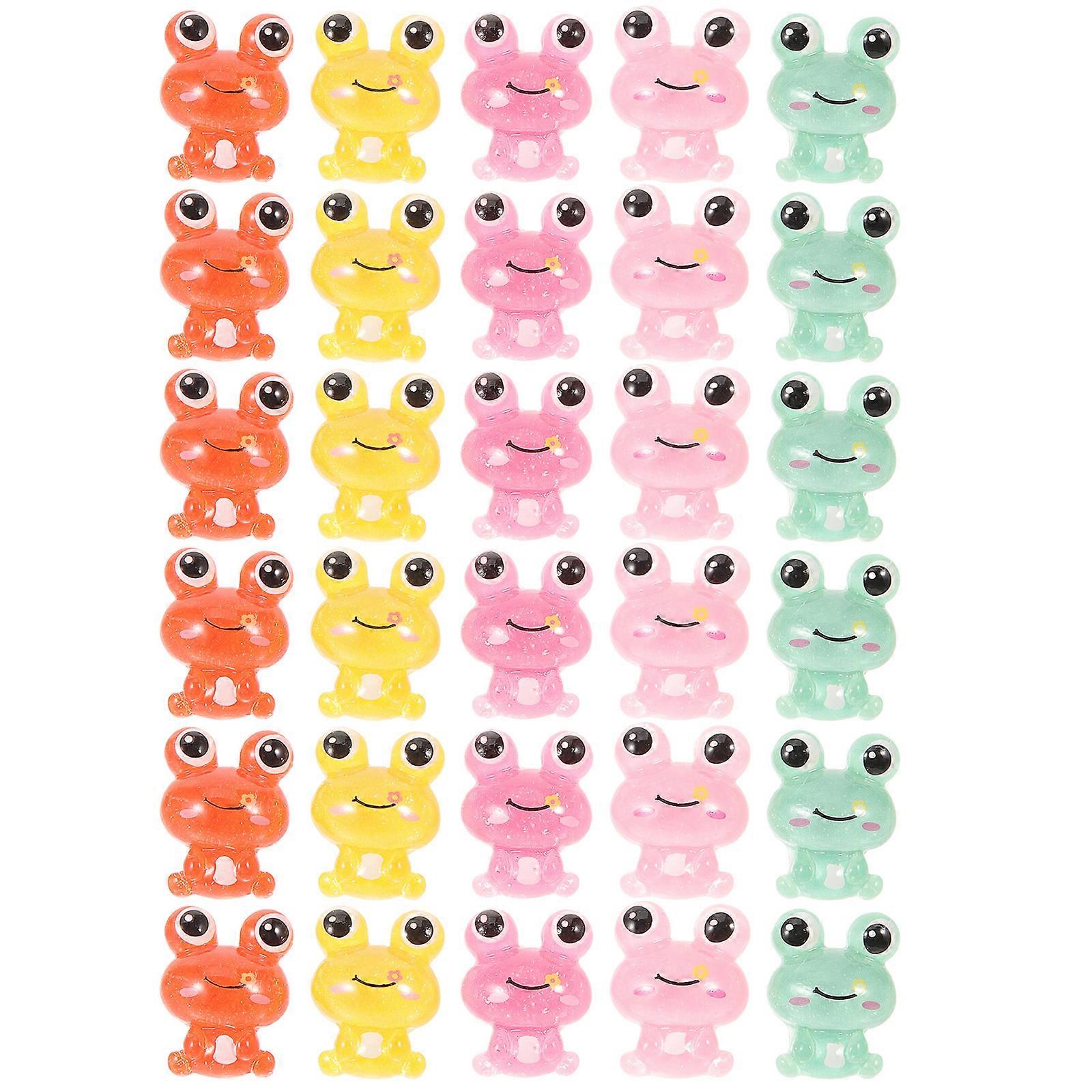 Resin Frog Shaped Thumbtacks Push Pins for Home Use 120Pcs Assorted Color