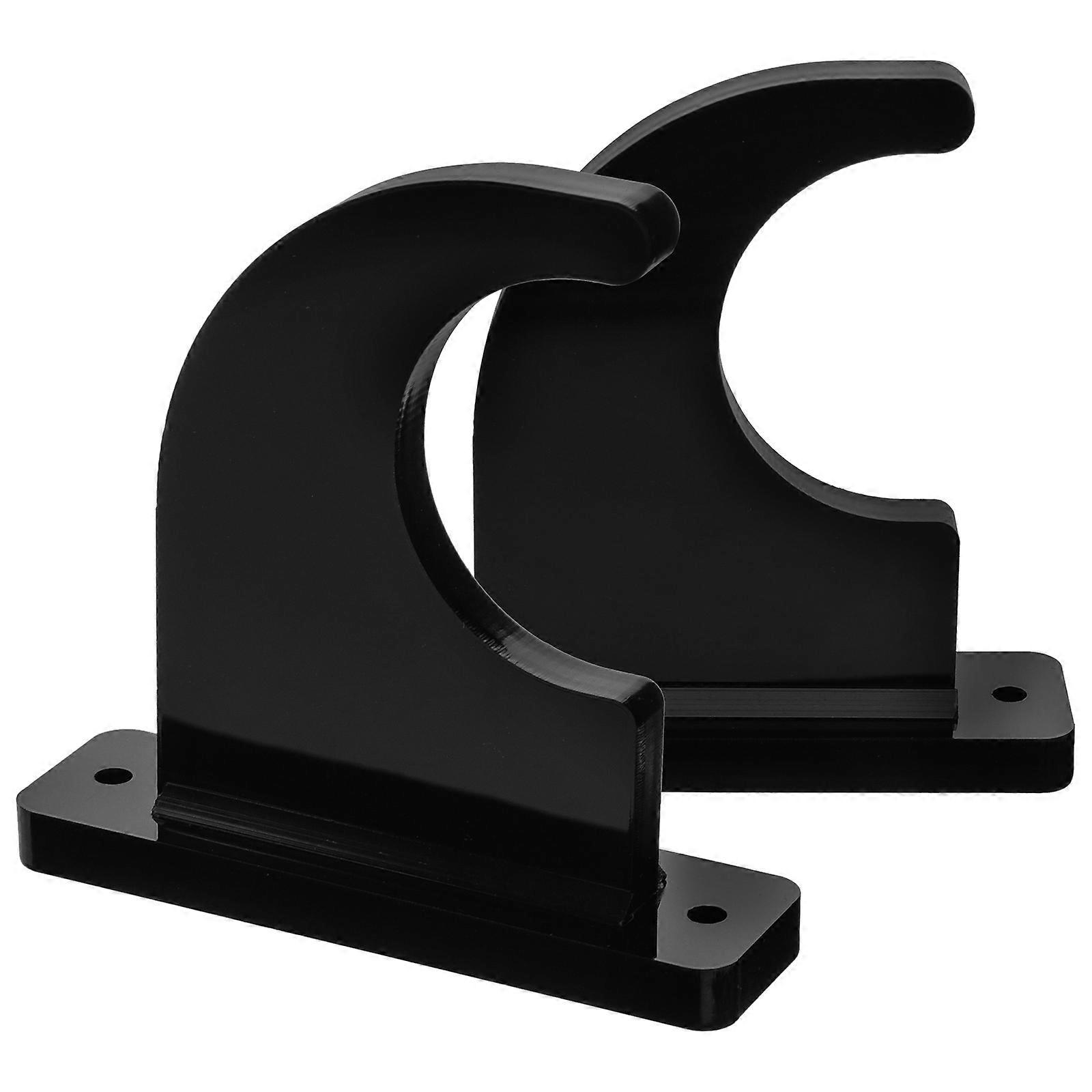 Sword Hanger for Wall Mounted Acrylic Stand 4Pairs Black Hooks