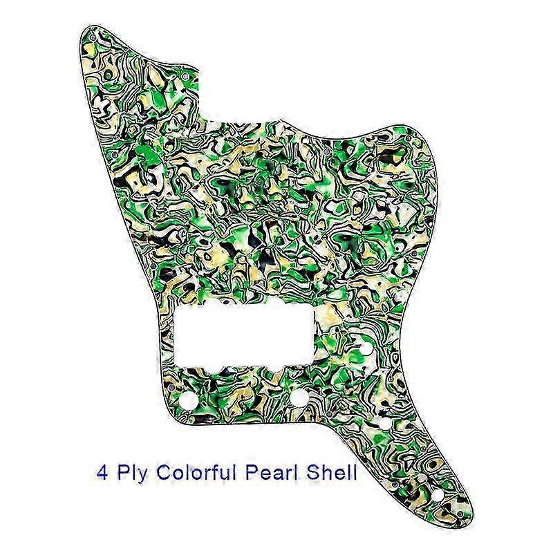 Custom Guitar Parts For US No Upper Controls Jazzmaster Style Guitar Pickguard With Pickups Scratch Replacement 26s