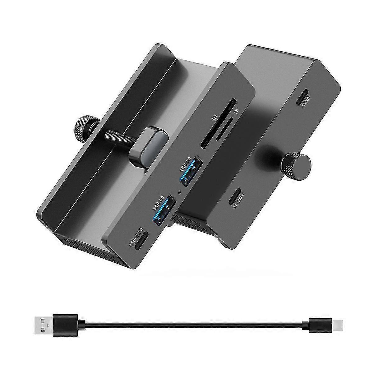 ORICO HCL-2A1CTS-Pro Aluminum Alloy 5-port USB3.0 Clamp Hub_i*