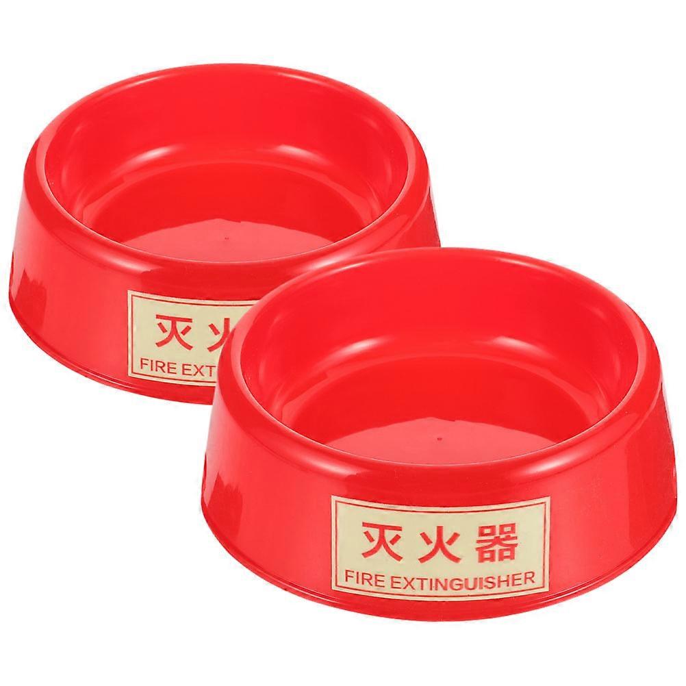 Plastic Fire Extinguisher Stand Base for Emergency Use 2Pcs Holder