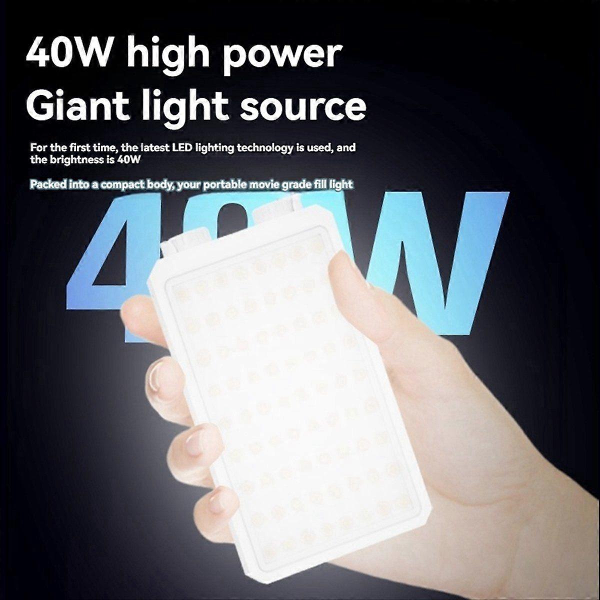 40W Video Camera Light LED Three Colors Pocket