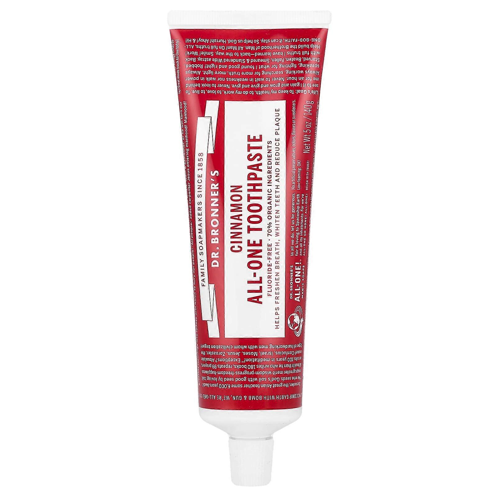 All-One Toothpaste, Cinnamon, 5 oz (140 g)