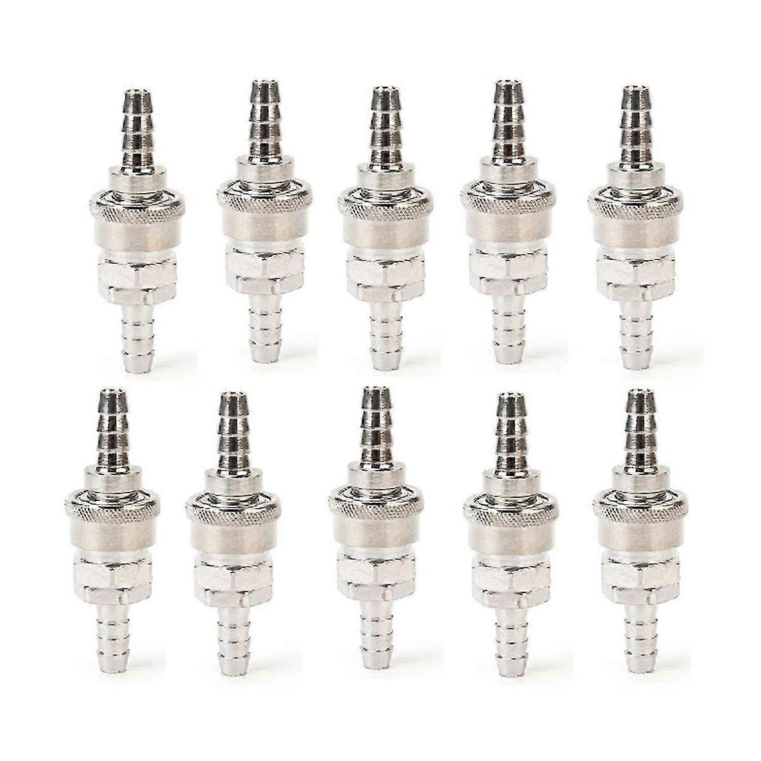 10set SH+PH-20 Set 8mm Inner Diameter Pneumatic Plastic Steel Matte C-Type Self-Locking Quick Connec