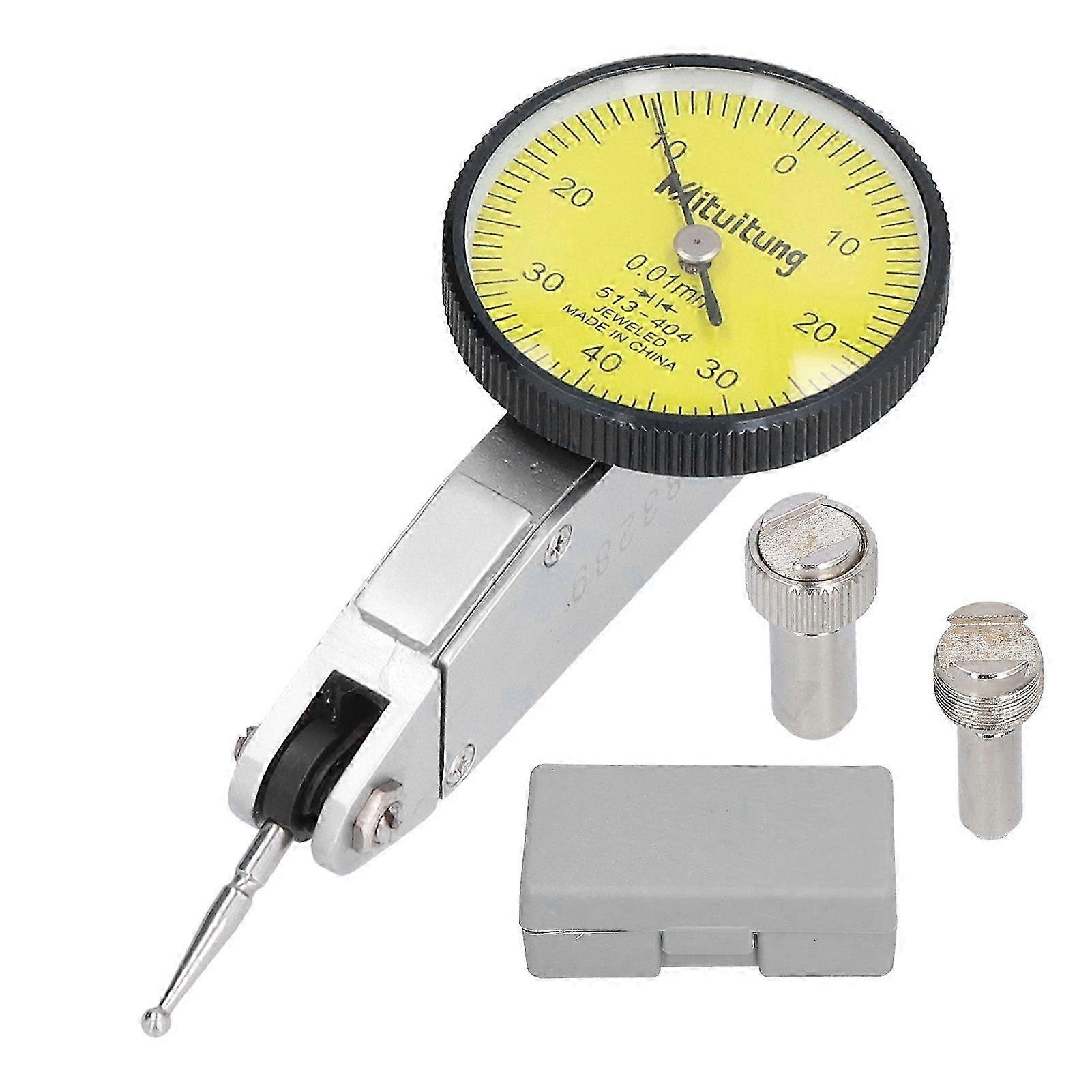 00.8mm Dial Indicator High Sensitivity Lever Measuring Gauge with Automatic Reversal Contact