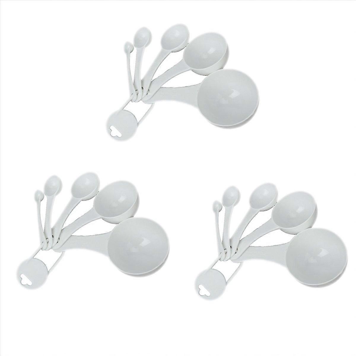 5pcs 100ml/50ml/15ml/5ml/1ml Doseurs Cuillères à Mesurer en Plastique