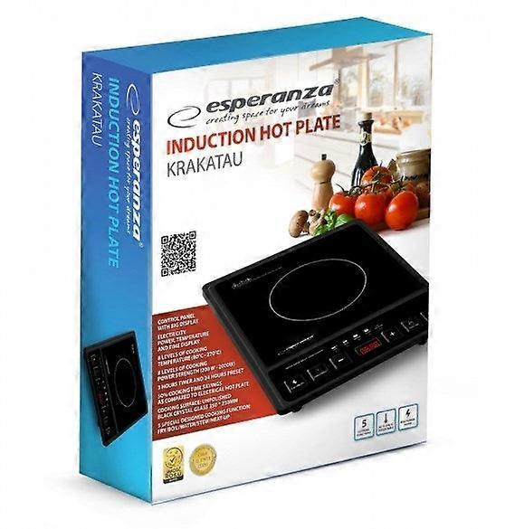 Esperanza Ekh011 Hob Black Countertop Zone Induction Hob 1 Zone(s)