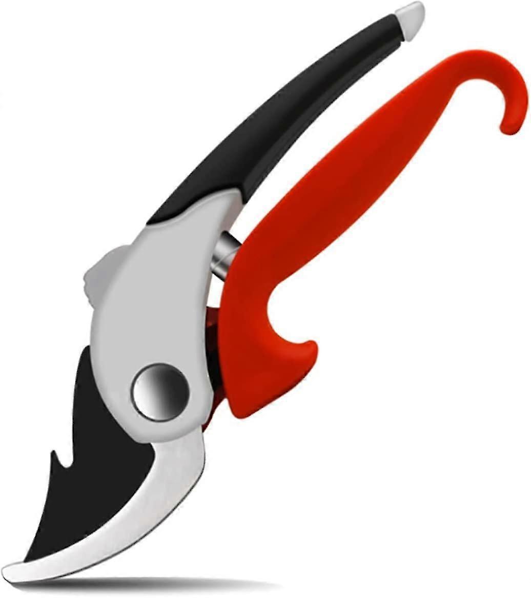 Garden Pruning Shears, Shark Handle Design Professional Garden Scissors Sk5 Blade Trimmer With Sponge Han