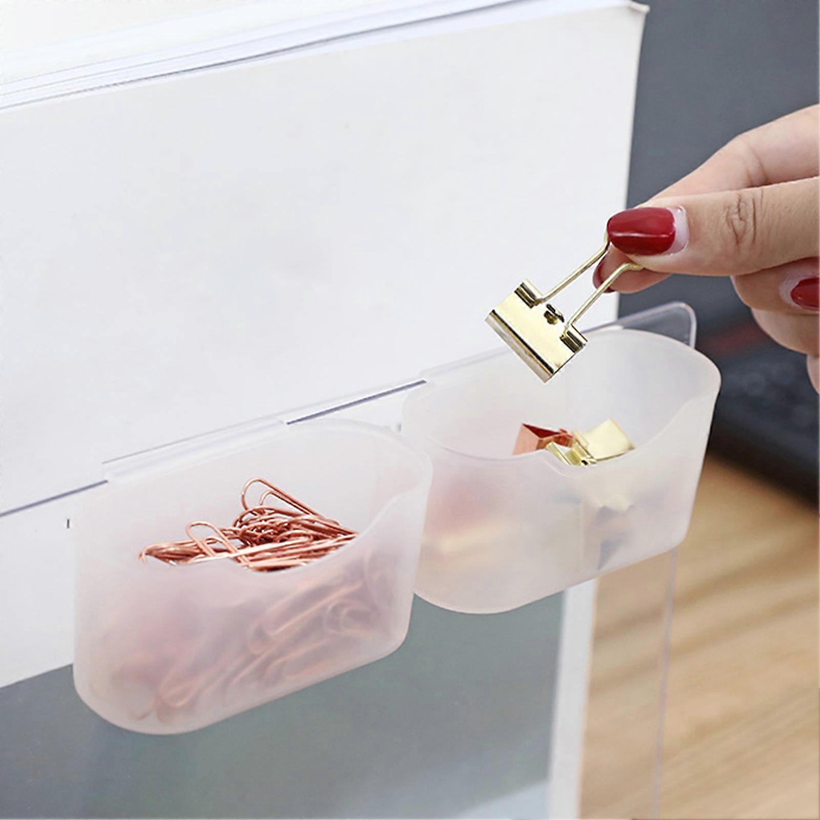 2pcs Refrigerator Mini Door Organizer Space Saving Wide Mouth Movable Sliding Fridge Food Container for Sauce Pack 