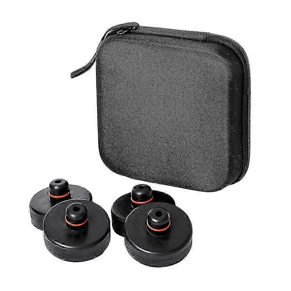 4PCS Jack Pad For Tesla Rubber Floor Lifting Jack Pads Point Adapter For Tesla Model 3 Model Y Model S Model X With Storage Bags