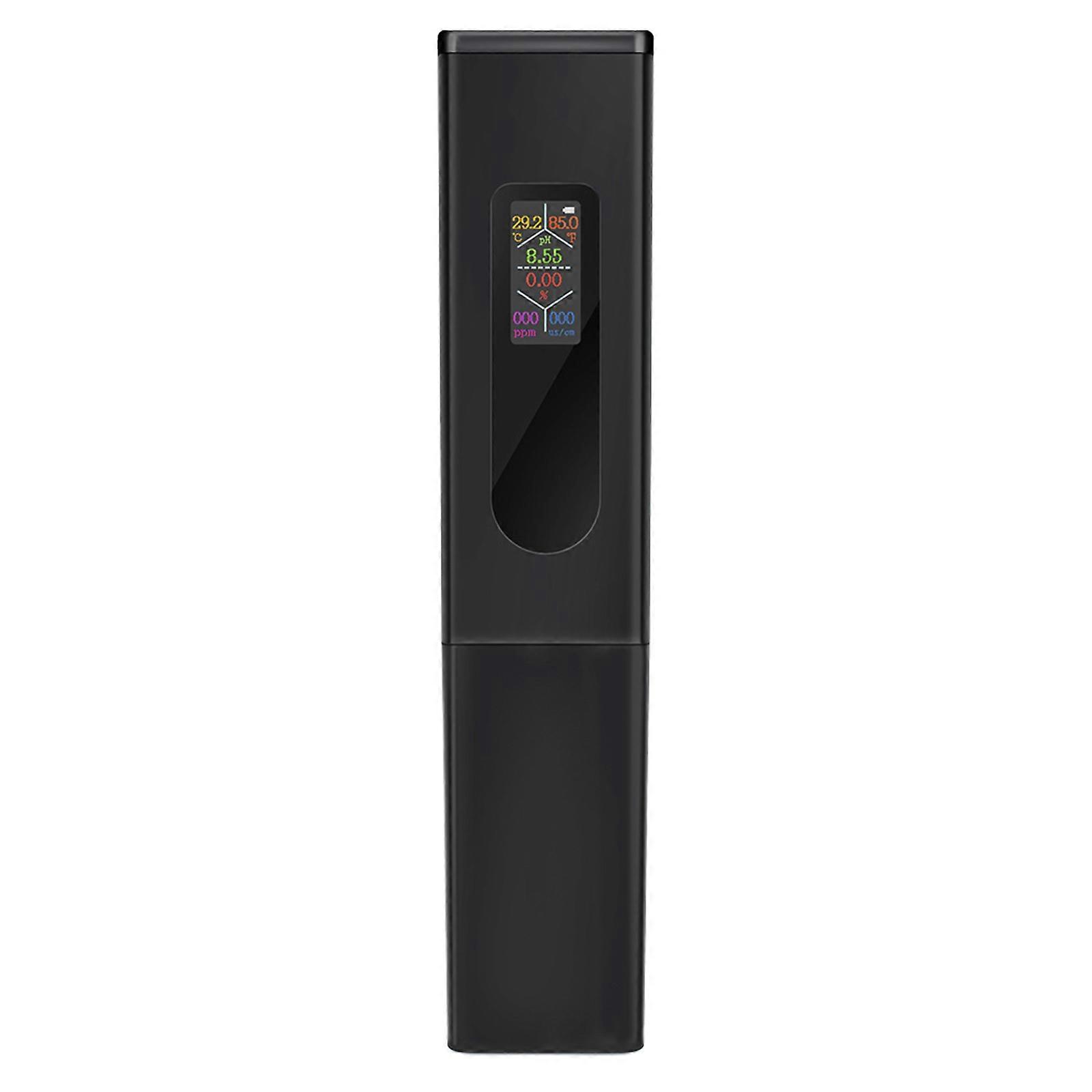 Multifunction Water Test Tool    Salinity Temperature Meter LCD Display Water Analysis Tool for Lab & Shower Multicolor