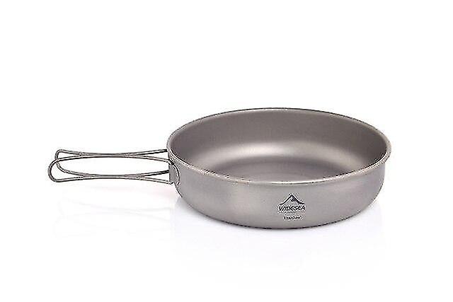 Cookware Sets Titanium Frying Pan Camping Cookware Ultra Light Tableware Cooking Utensils Bbq Picnic