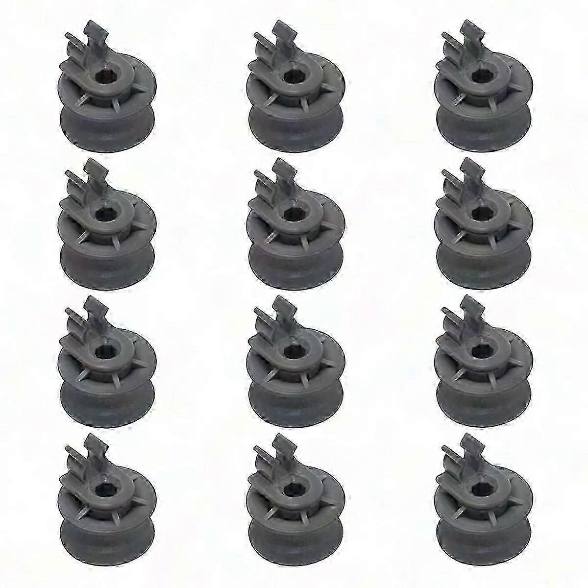 12 Pack 4581DD3002A Dishwasher Upper Dishrack Roller Wheels Replacement for Ldf6920st Ldf6920bb