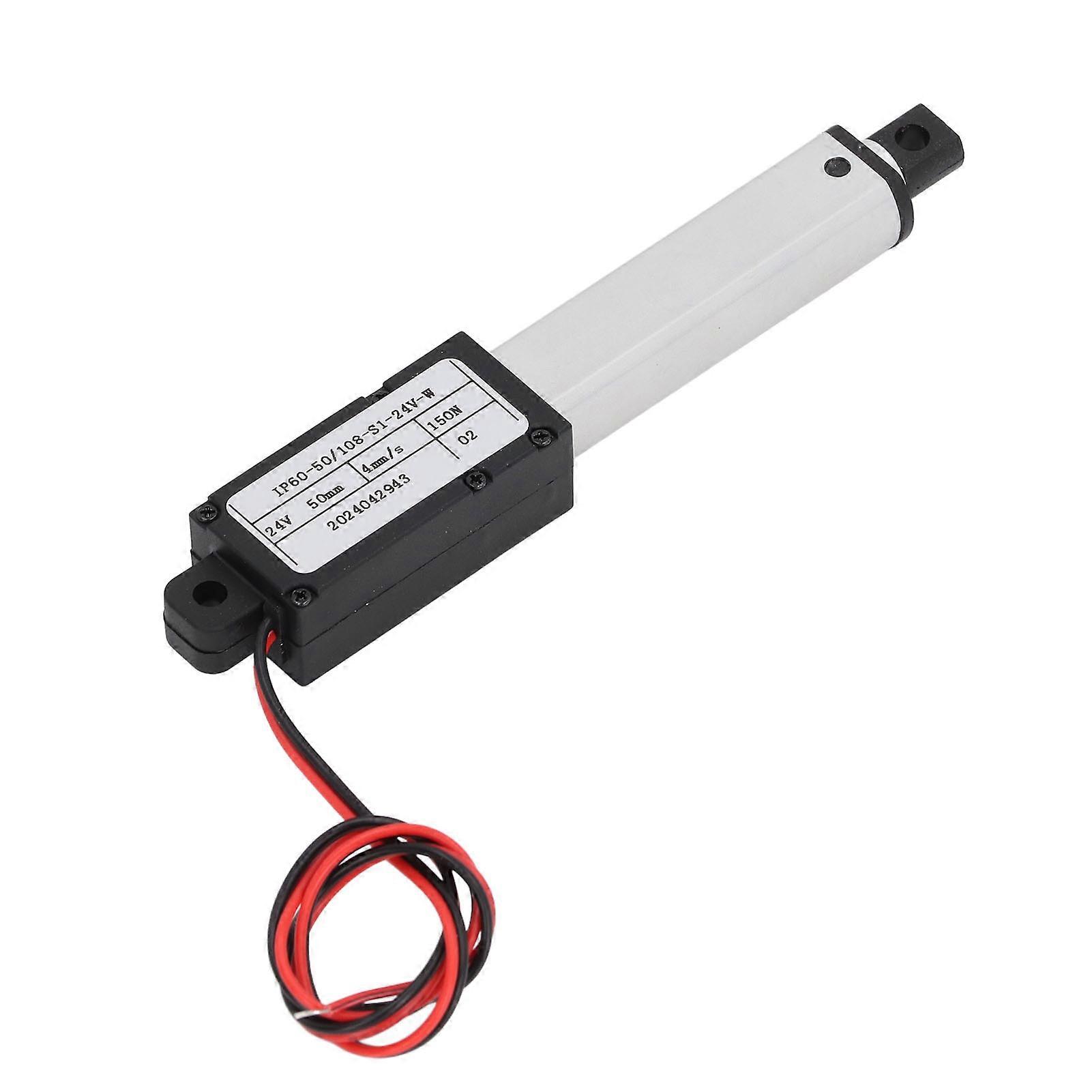 Electric Micro Linear Actuator Telescopic Mini Small Motion Actuator 150N 50mm Stroke DC24V 4mm/s for Window Opener Lift