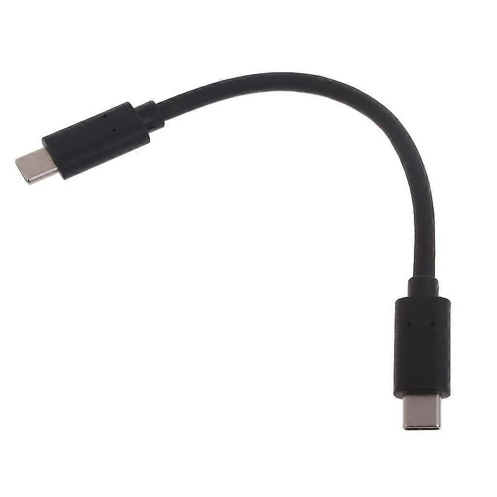 Cable USB-C a USB-C de 100 W (1 unidad), cable de carga tipo C a tipo C de 15 cm/30 cm, conector recto