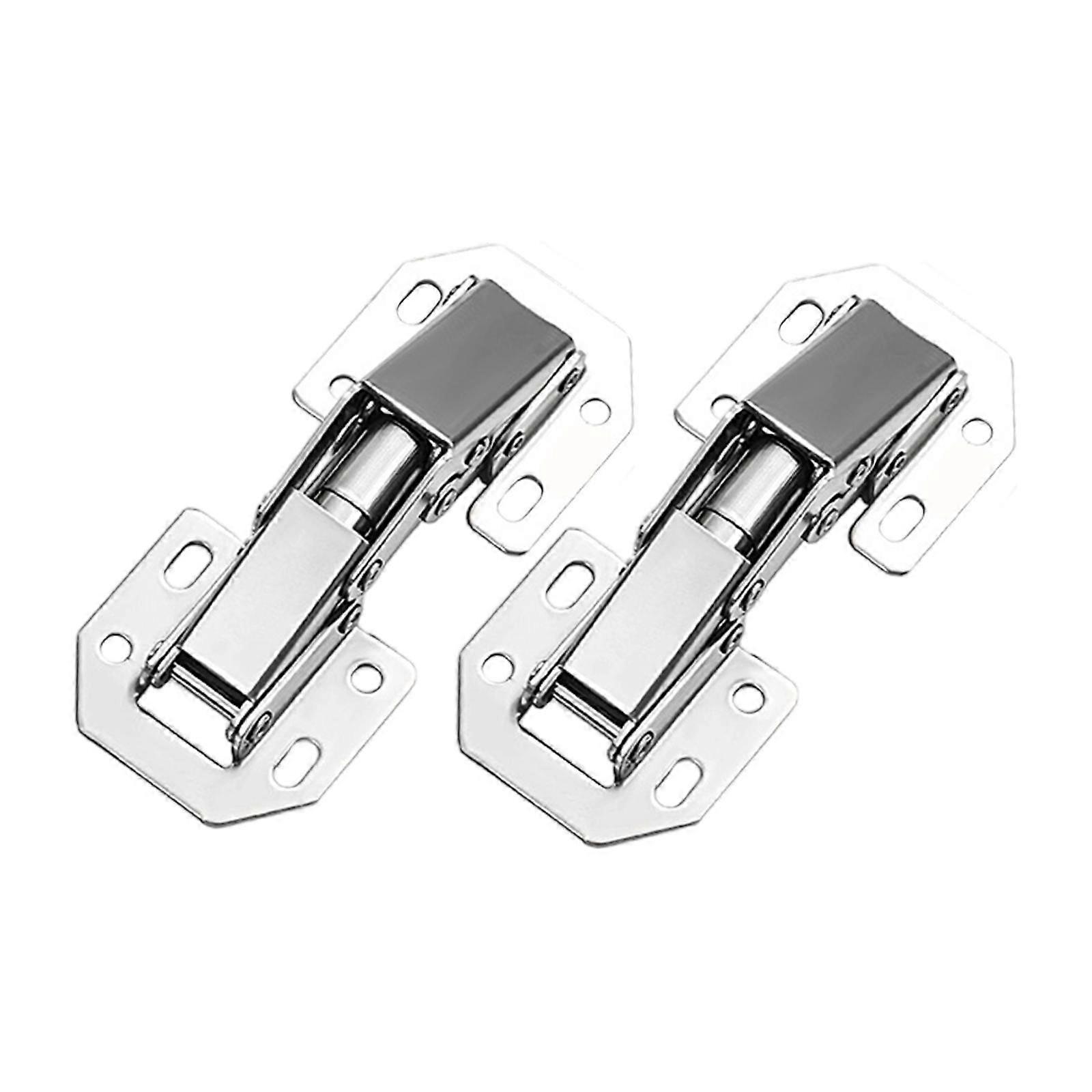 2x Cabinet Hinges Close Concealed Hinges Self Closing Accessory Sturdy Easily