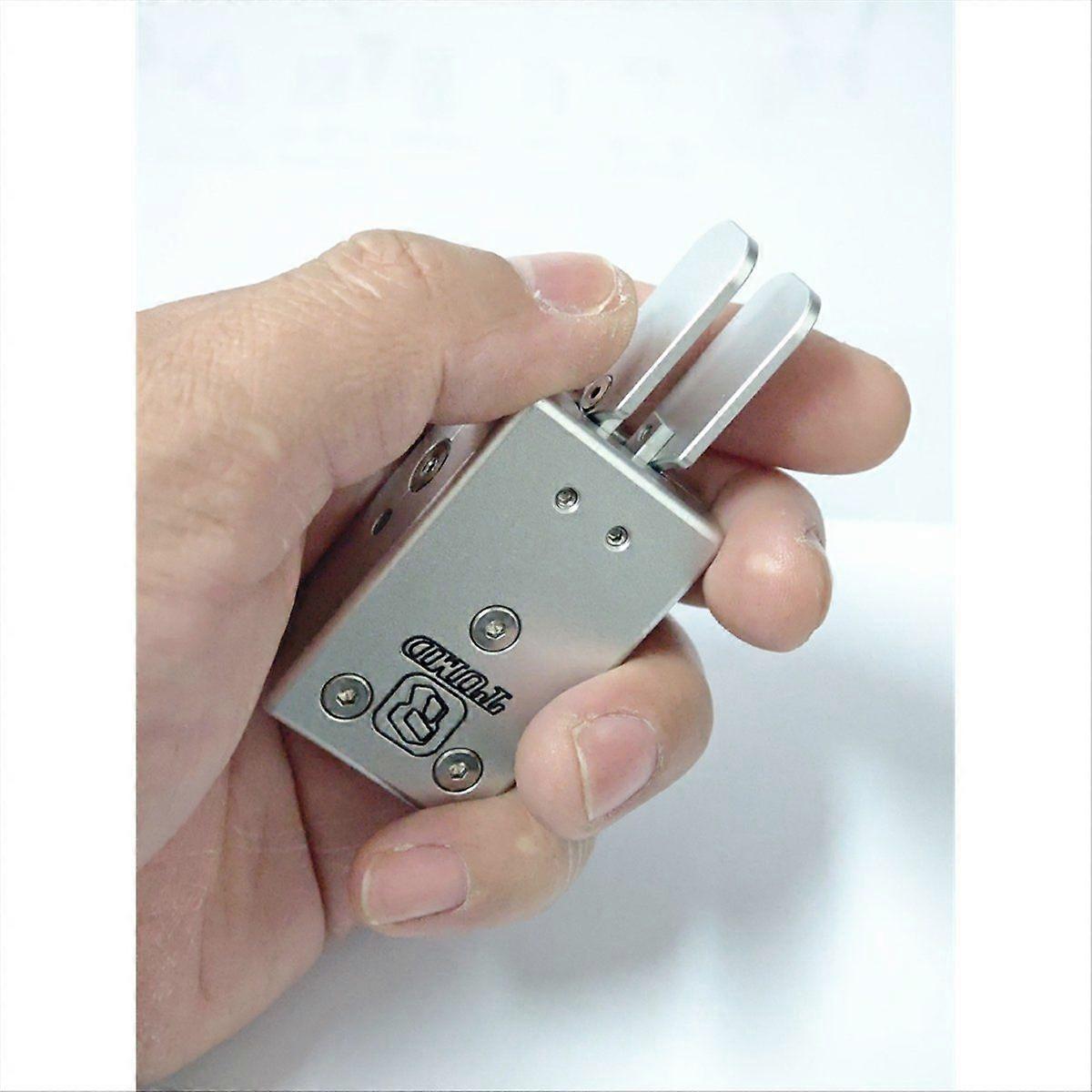 Handheld CW Morse Key Portable Telegraph Key Double Paddle