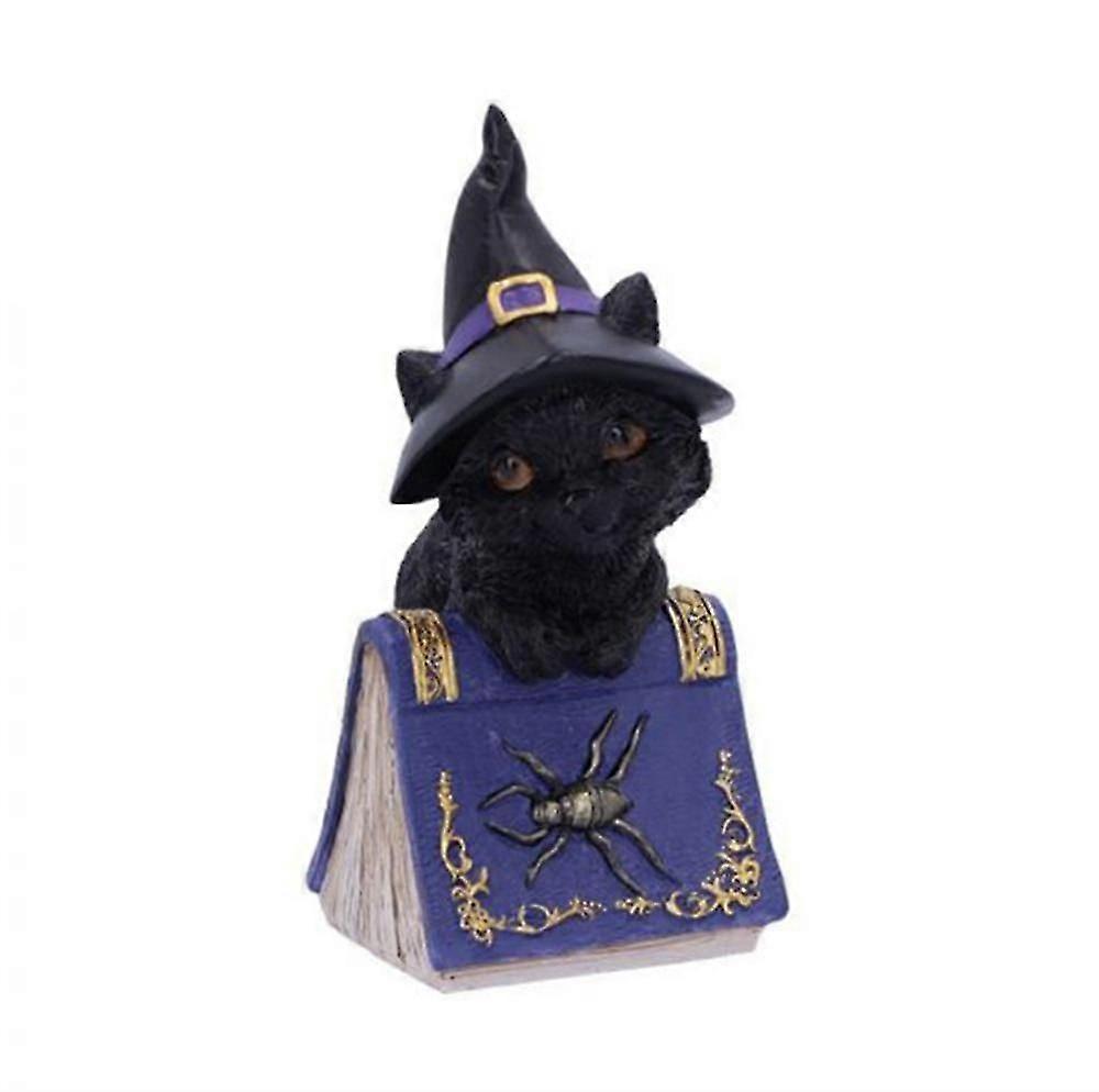 Black Magic Cat Resina Ornamenti